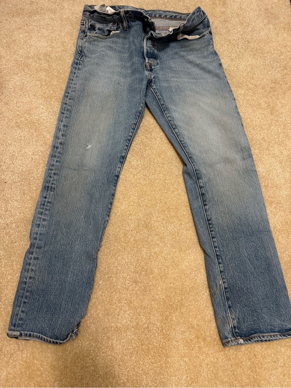 Levi's 501 Men's Light Blue Straight Jeans 32x30